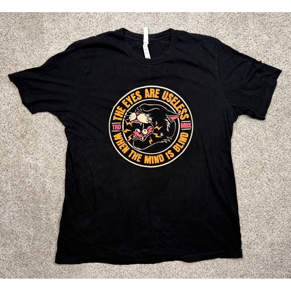 T-Shirt Panther Graphic XL Black Streetwear The Eyes Are Useless